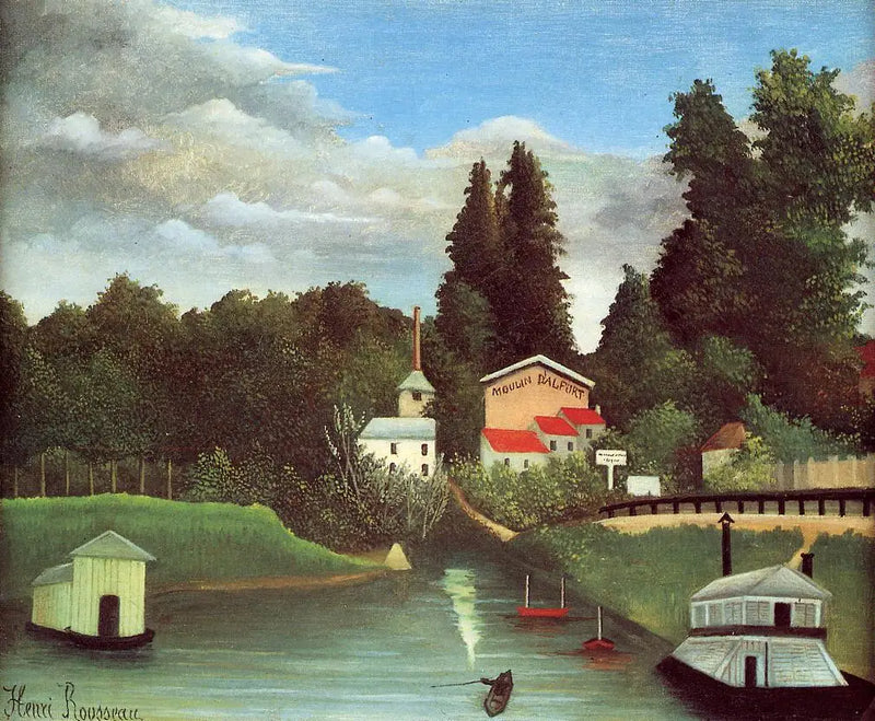 Het molen van Alfort - Henri Rousseau