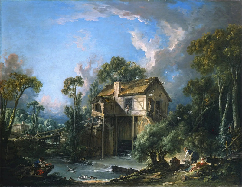 De molen van Charenton - François Boucher