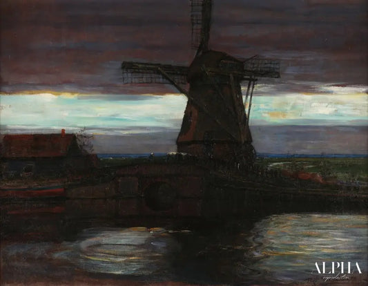 Le moulin - Mondrian - Reproductions de tableaux et peintures haut de gamme