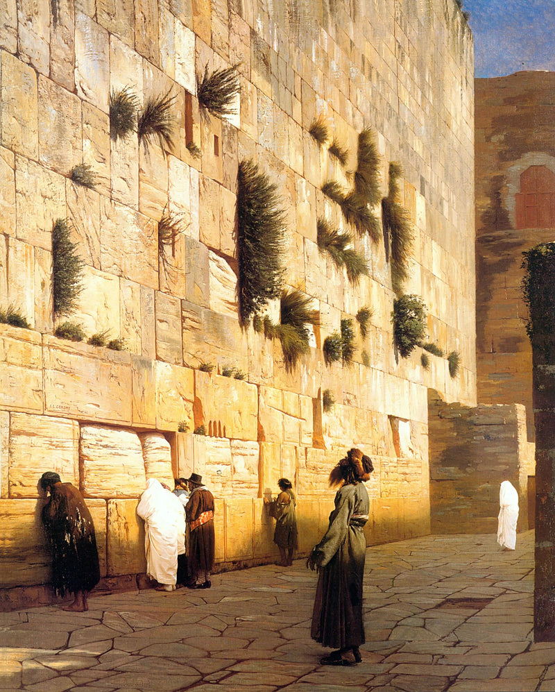 De Muur van Salomon - Jean-Léon Gérôme