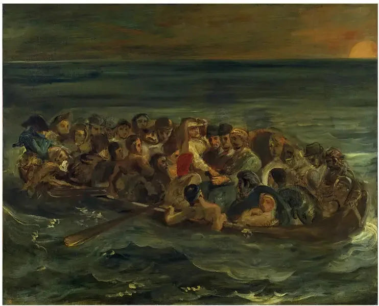 De schipbreuk van Don Juan - Eugène Delacroix