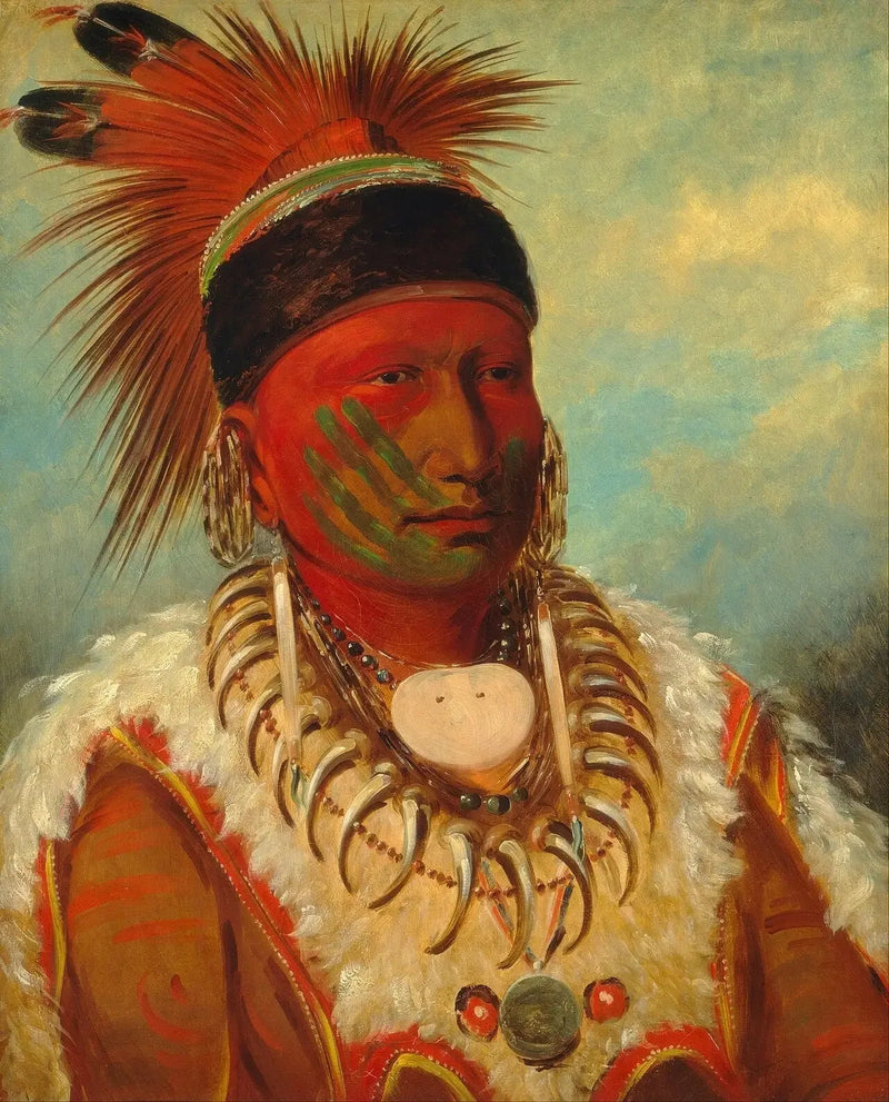 De Witte Wolk, leider van de Iowas - George Catlin

Source:
Le Nuage Blanc, chef des Iowas - George Catlin