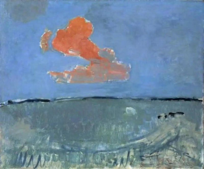 De rode wolk - Piet Mondrian
