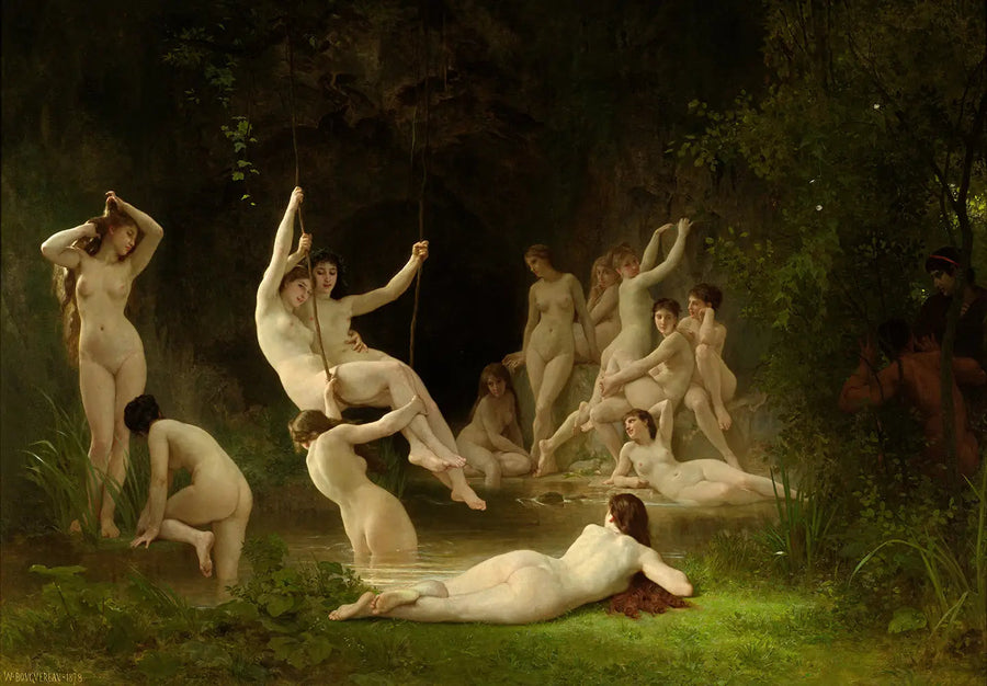 De Nymphe - Bouguereau