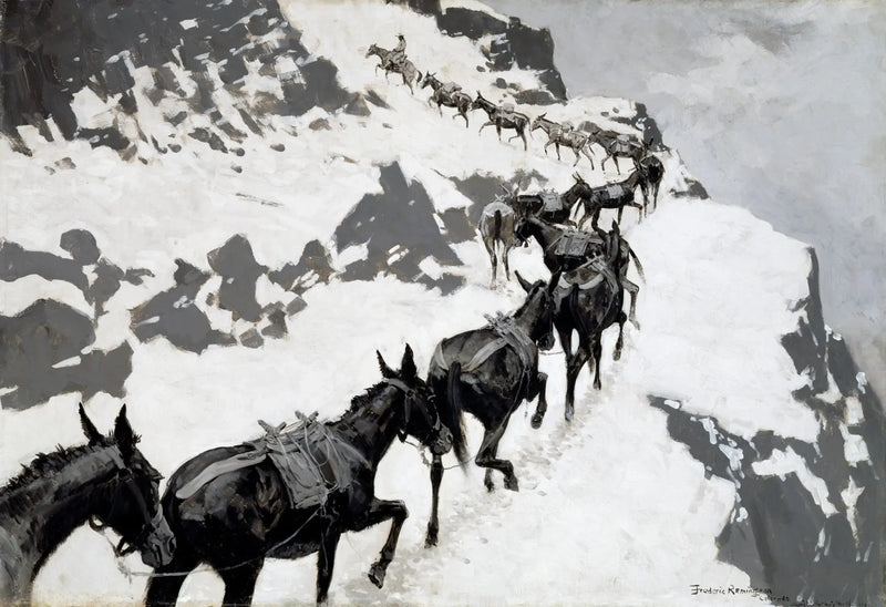 De pack Mule - Frederic Remington

Source:
Le pack Mule - Frederic Remington