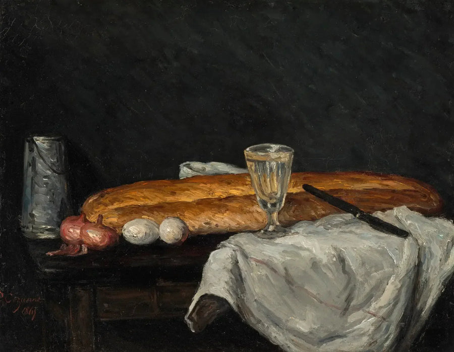 Het Brood en de Eieren - Paul Cézanne