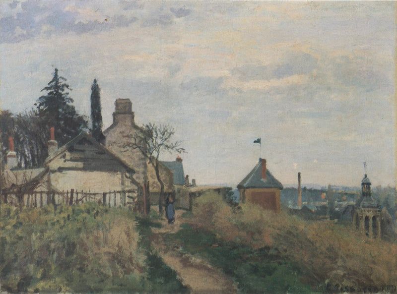 Het Paleis van Justitie, Pontoise - Camille Pissarro