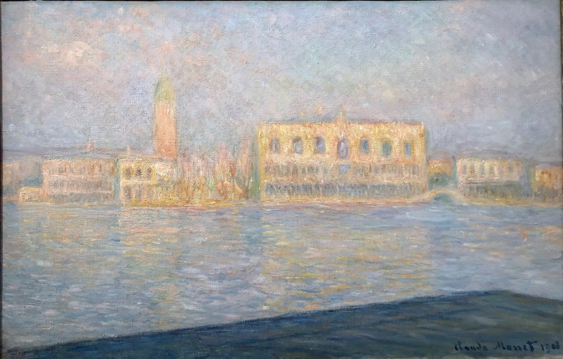 Het Hertogelijk Paleis gezien vanaf San Giorgio Maggiore - Claude Monet