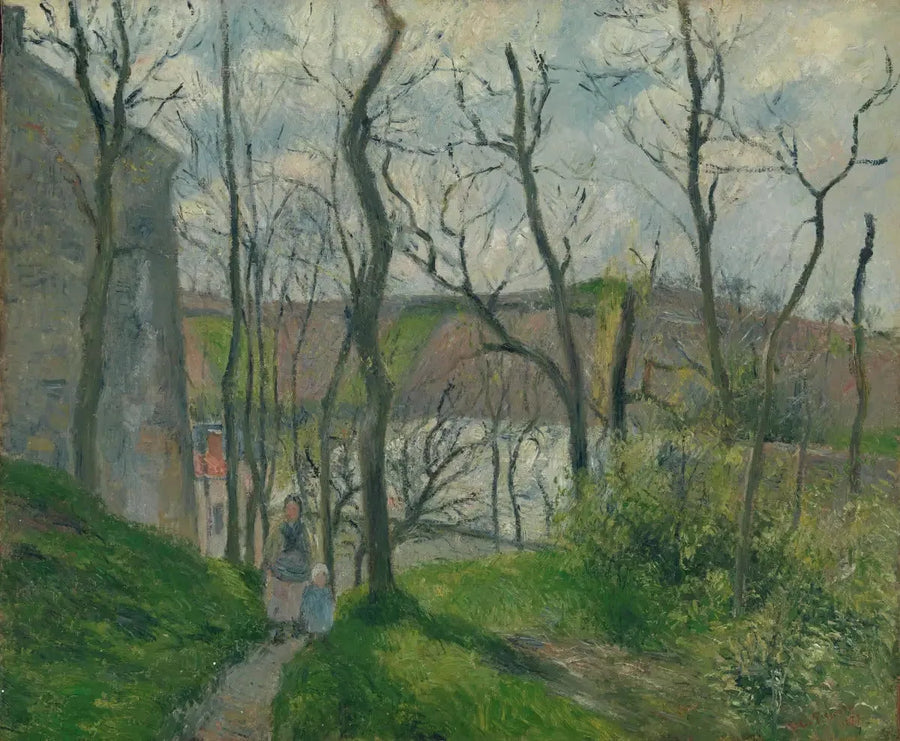 Het Koninklijk Paleis, L'Hermitage, Pontoise - Camille Pissarro