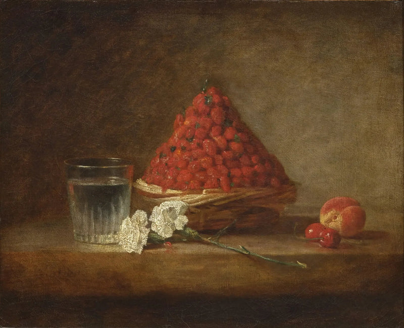 De Aardbeienmand - Jean Simeón Chardin