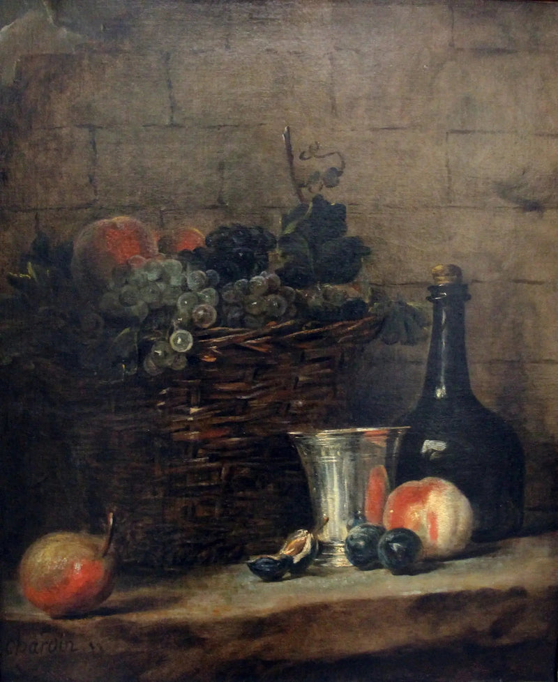 De druiventros - Jean Simeón Chardin