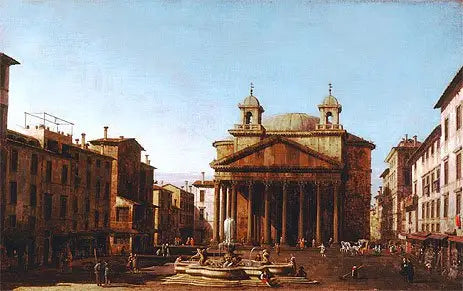 Het Pantheon - Canaletto