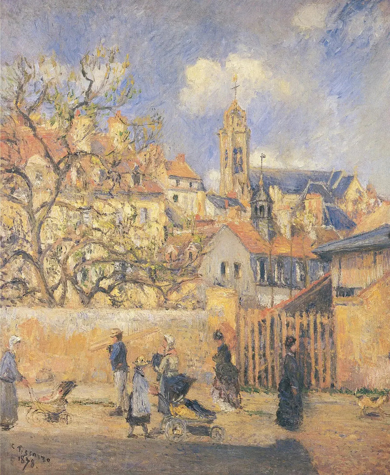 Het Parc-aux-Charrettes, Pontoise - Camille Pissarro
