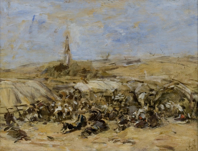 De Vergiffenis van Sainte Anne La Palud - Eugène Boudin
