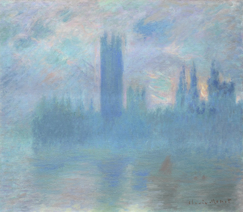 Het Parlement van Londen - Claude Monet
