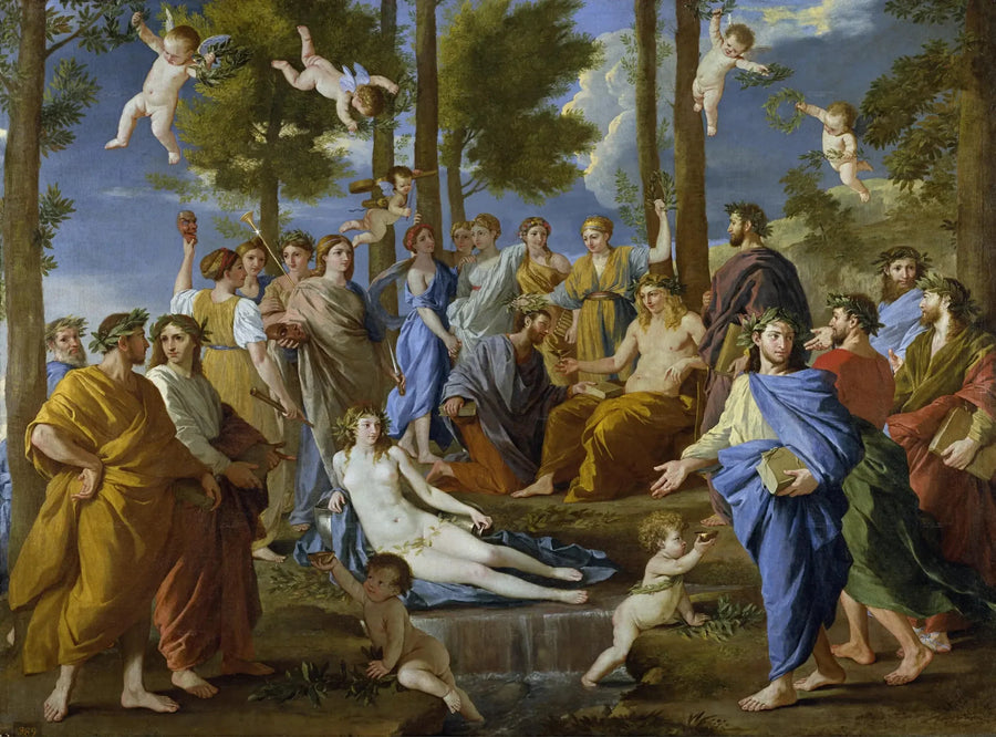 Het Parnaas - Nicolas Poussin