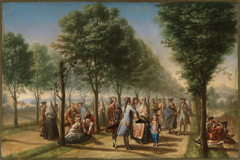 Het Paseo de las Delicias - Francisco Bayeu