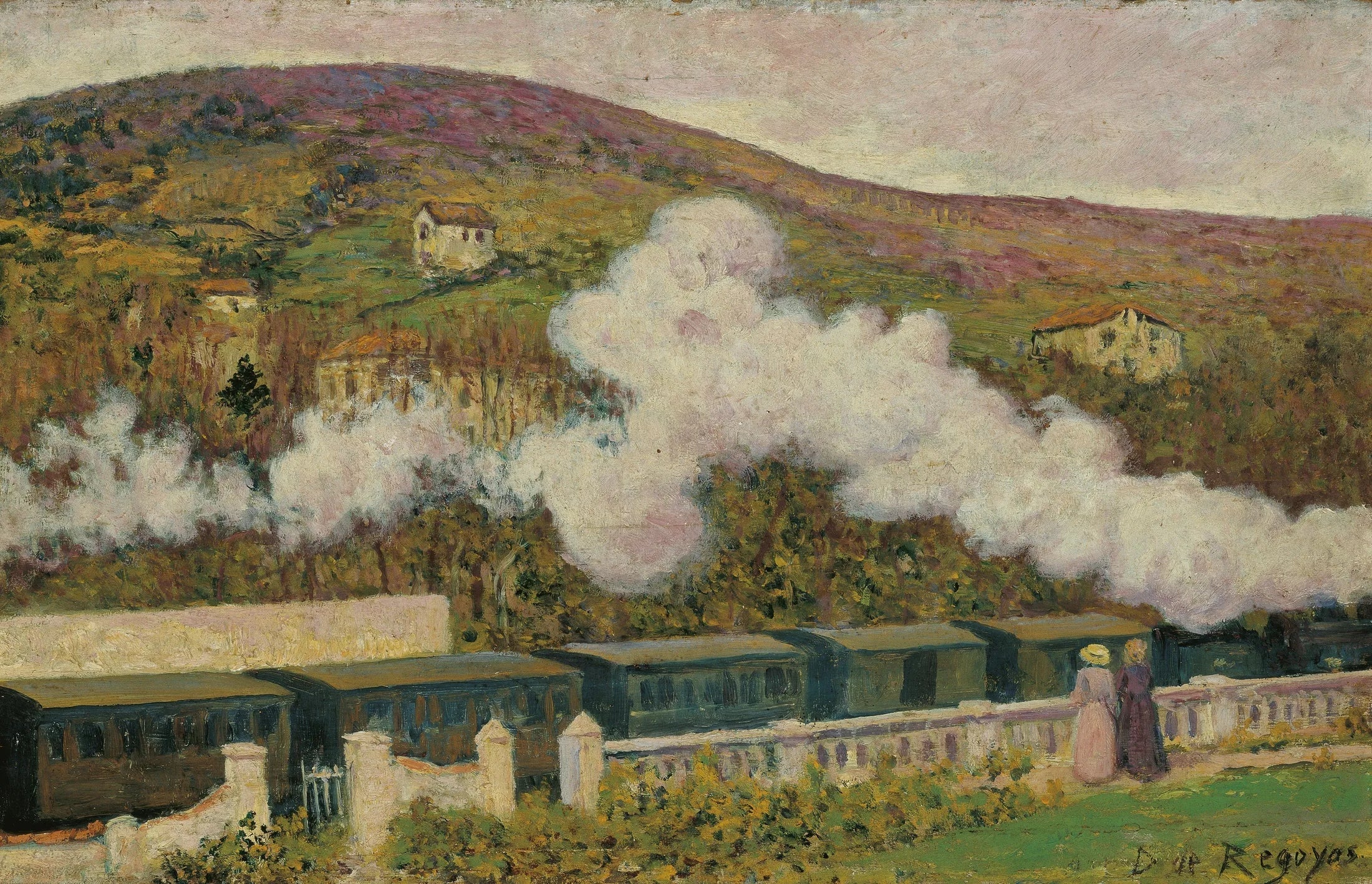 Le passage du train - Darío de Regoyos - Alpha Reproduction