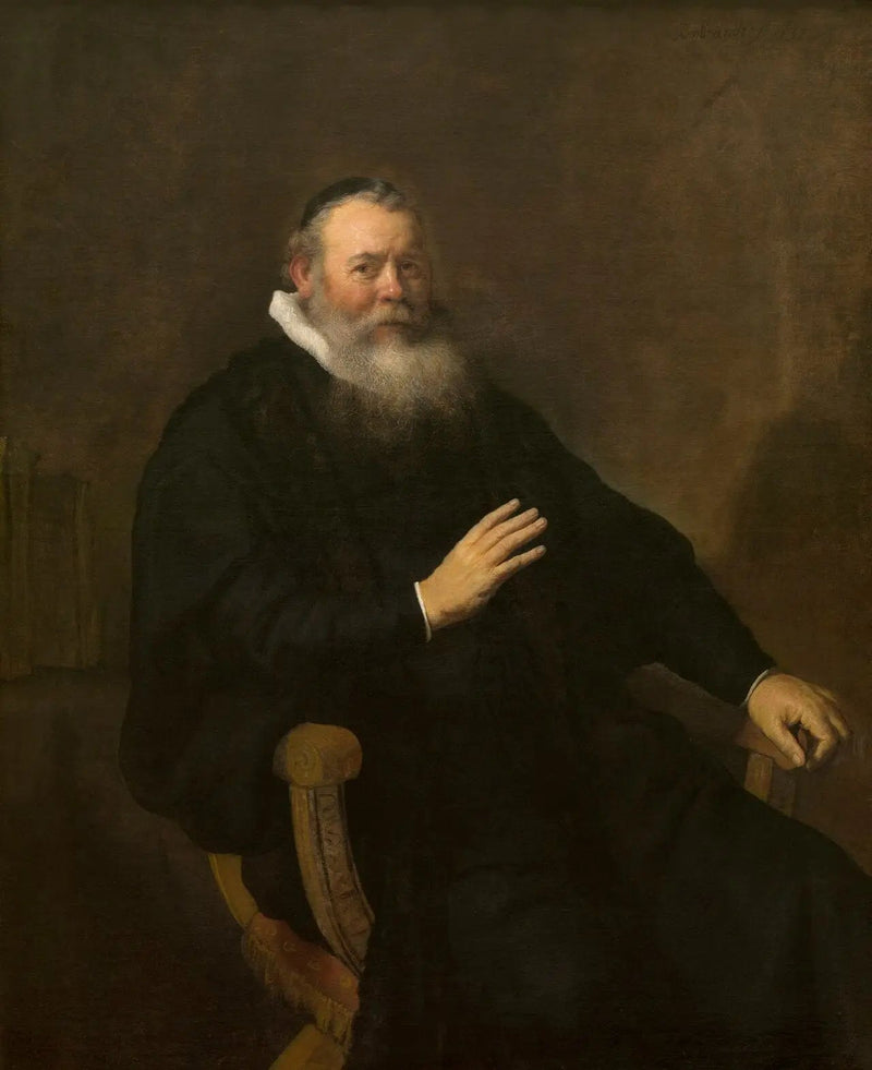 De predikant Eleazar Swalmius - Rembrandt