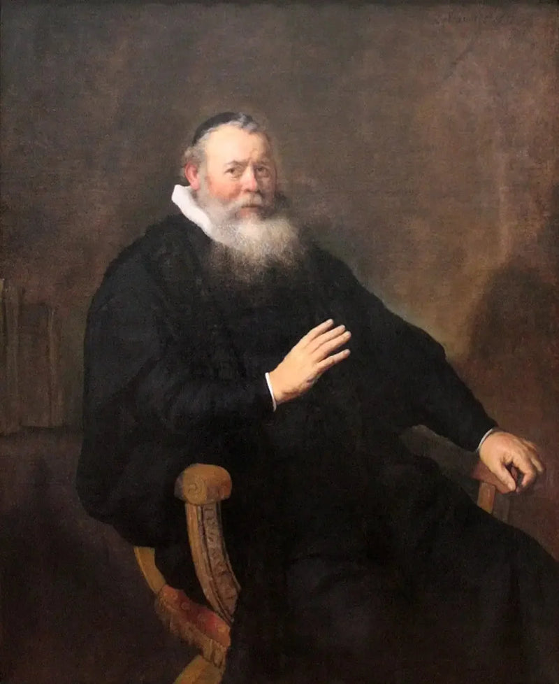 De predikant Eleazar Swalmius - Rembrandt