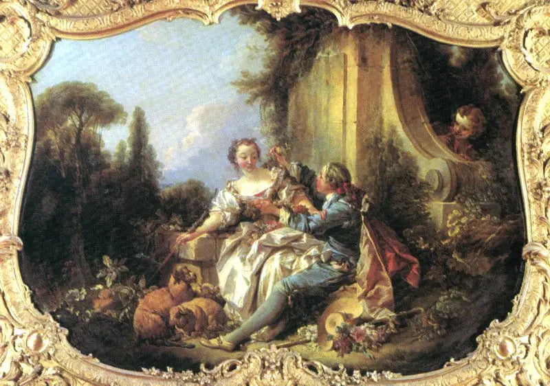 Le Pasteur galant - François Boucher - Alpha Reproduction