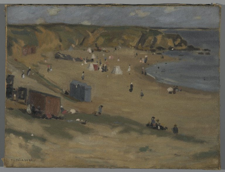 Het landschap van Pouldu - Frederick Carl Frieseke