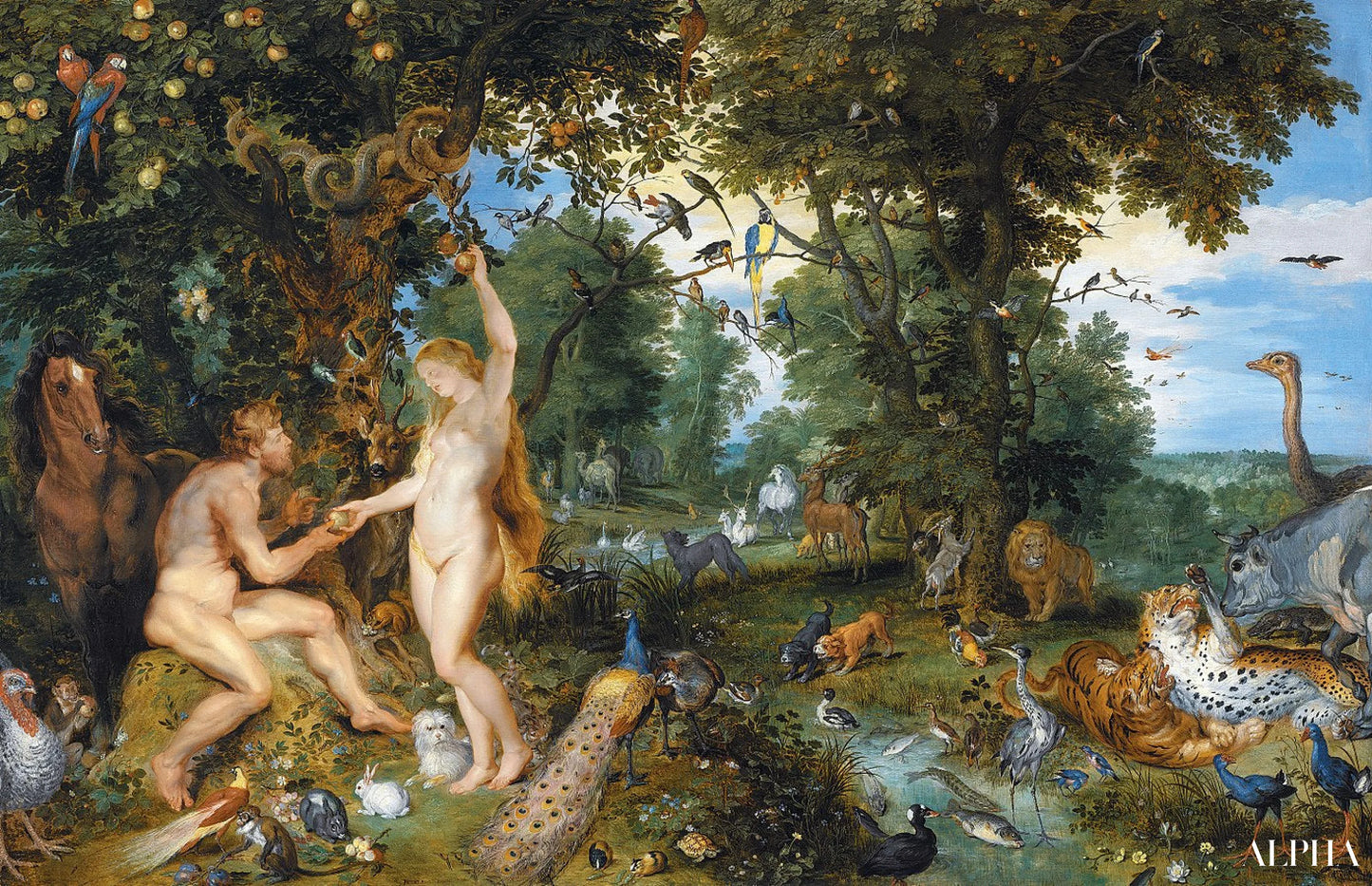De Oerzonde - Peter Paul Rubens - Reproducties van schilderijen en hoogwaardige schilderijen