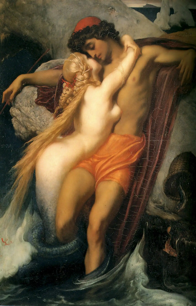 De Visser en de Zeemeermin. - Frederic Leighton

Source:
Le Pêcheur et la Sirène. - Frederic Leighton
