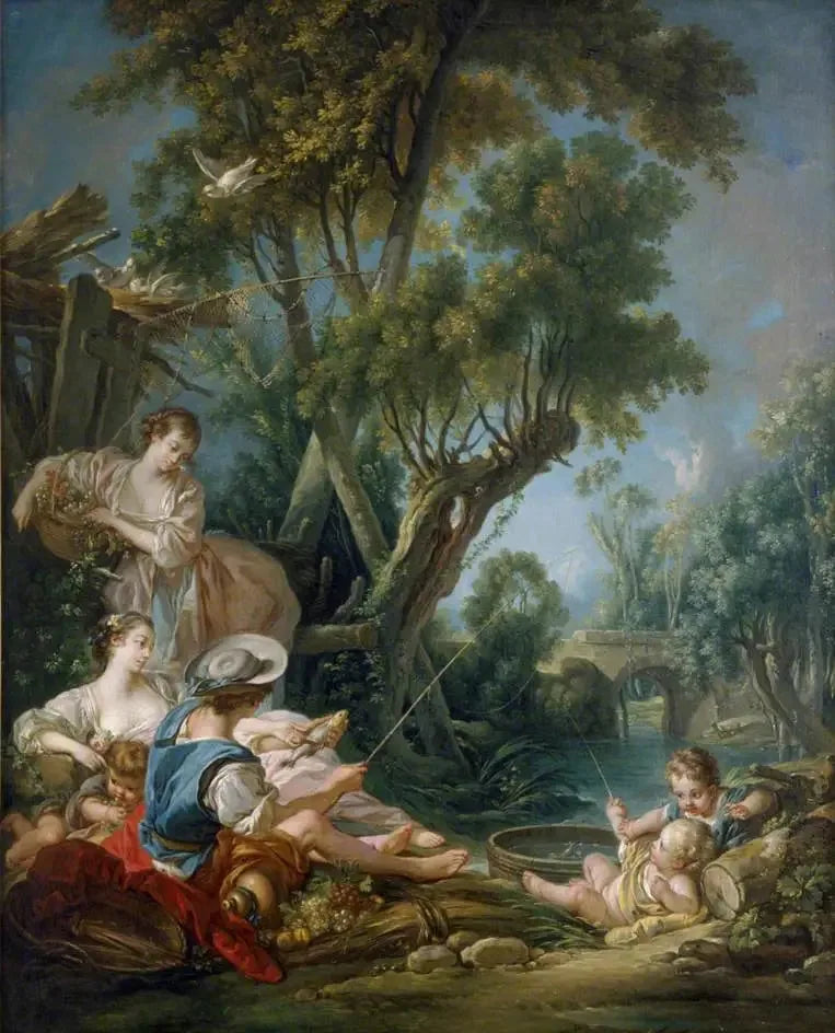 De visser - François Boucher