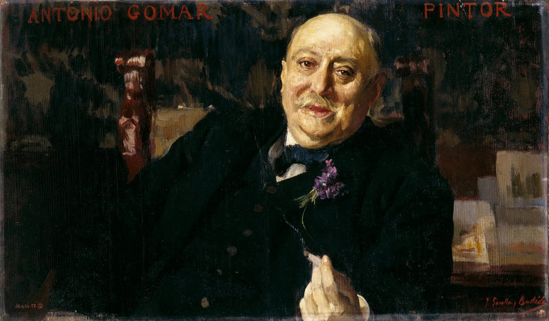 De schilder Antonio Gomar y Gomar - Joaquín Sorolla