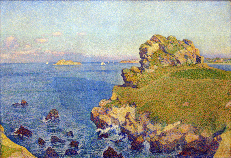 De « Per-Kiridy » bij hoogwater, 1889 - Théo van Rysselberghe