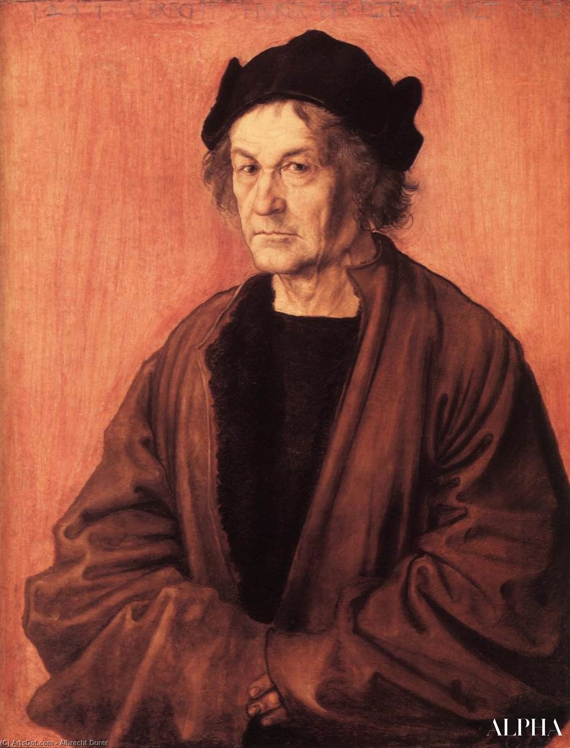 De vader van Albrecht Dürer - Albrecht Dürer - Reproducties van schilderijen en hoogwaardige schilderijen