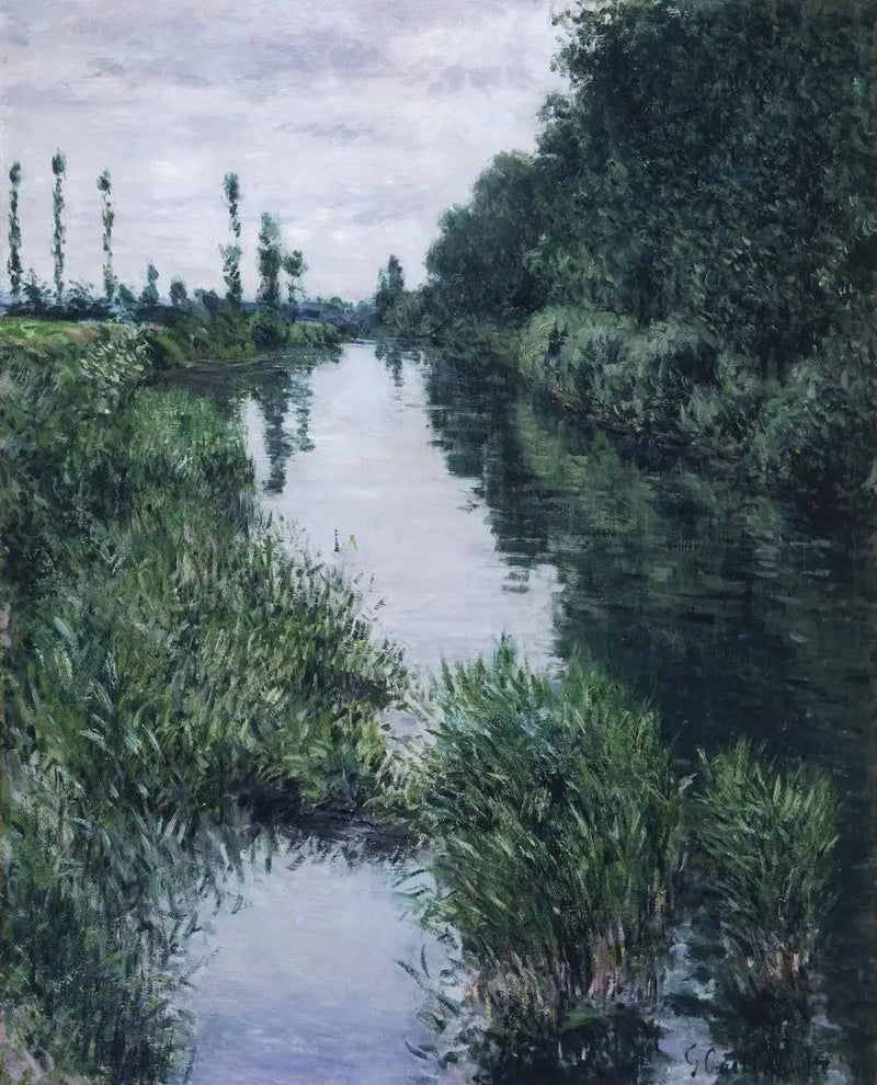De kleine arm van de Seine bij Argenteuil - Gustave Caillebotte