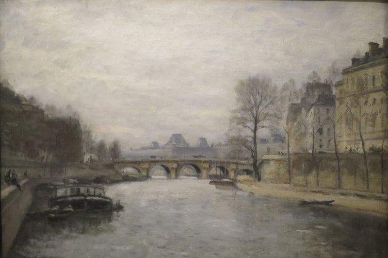 De kleine arm van de Seine bij de Pont Neuf - Stanislas Lépine