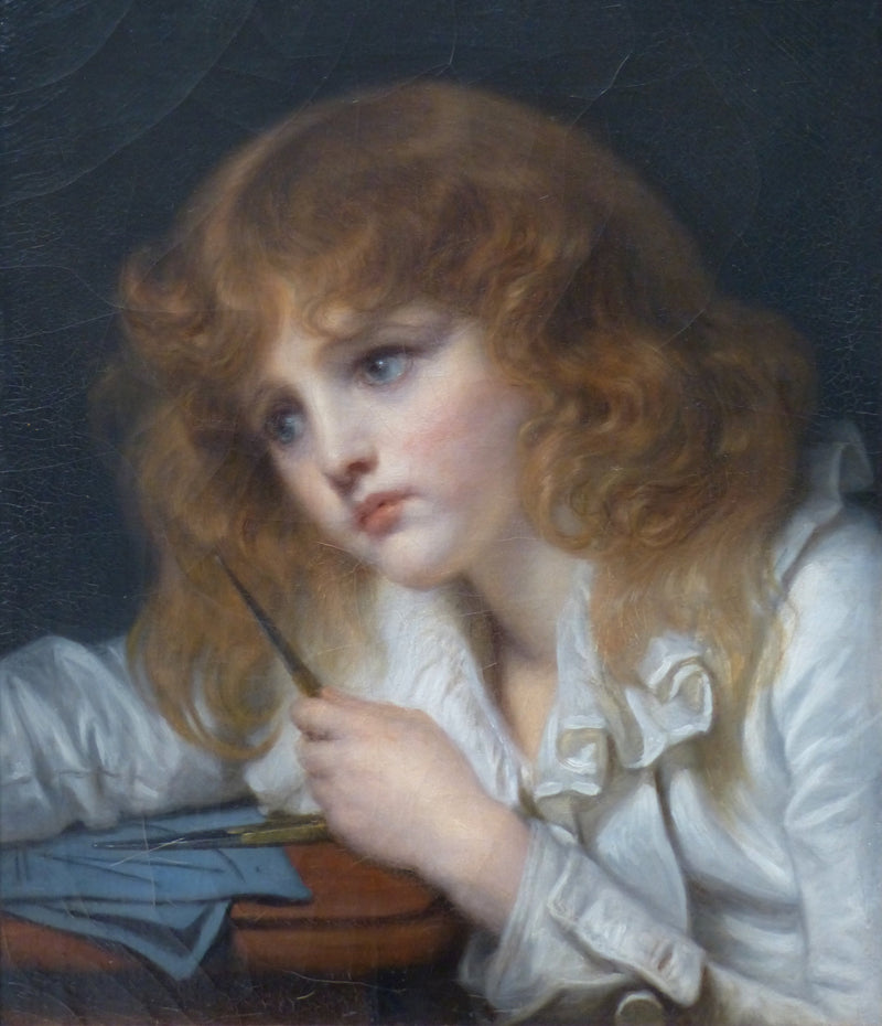 De kleine wiskundige - Jean-Baptiste Greuze