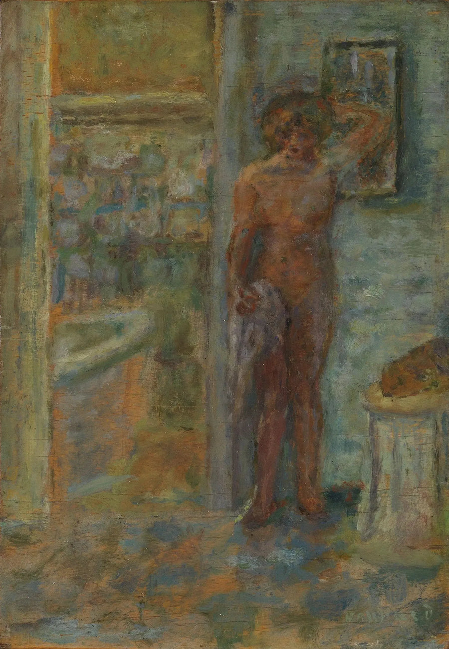De kleine naakt voor de spiegel - Pierre Bonnard