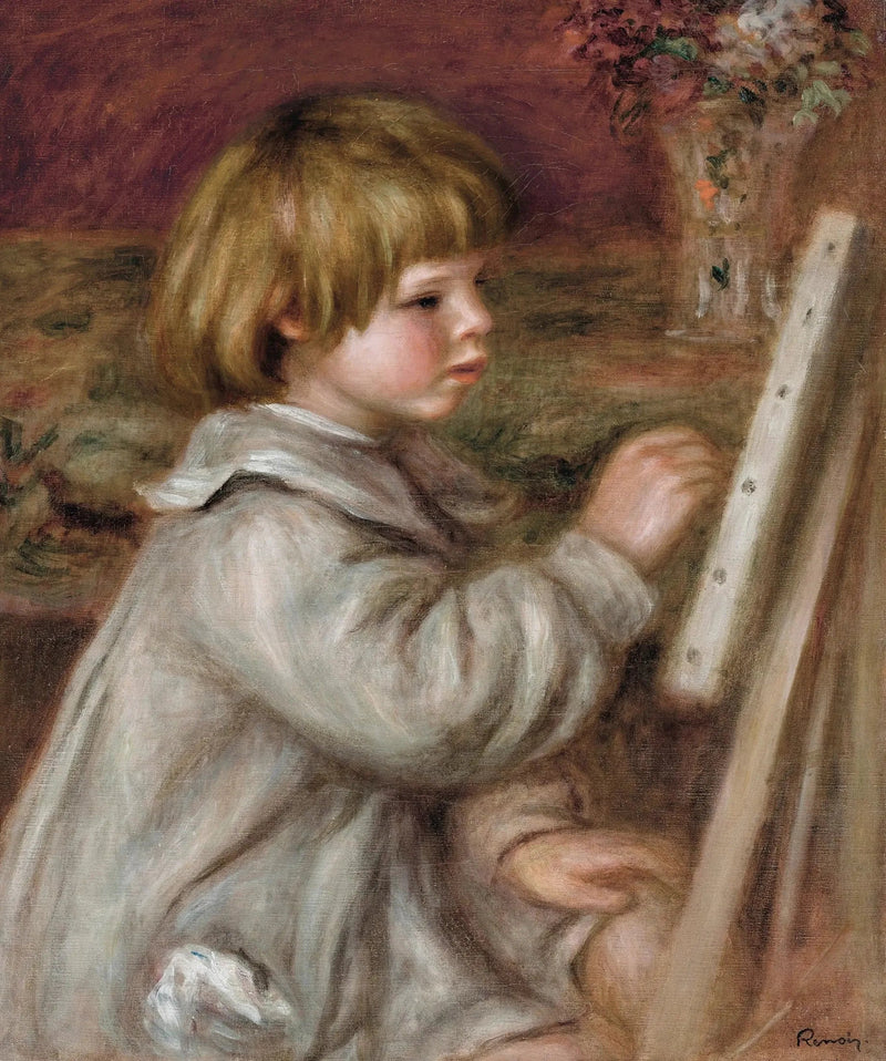 De kleine schilder (Claude Renoir) - Pierre-Auguste Renoir