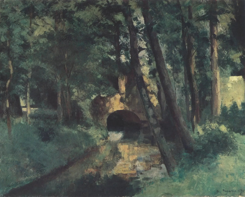 De Kleine Brug, Pontoise - Camille Pissarro