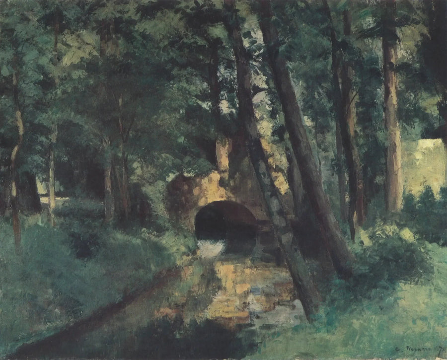 De Kleine Brug, Pontoise - Camille Pissarro