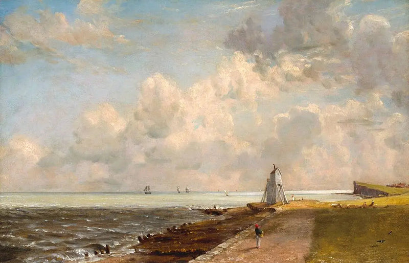De vuurtoren van Harwich - John Constable