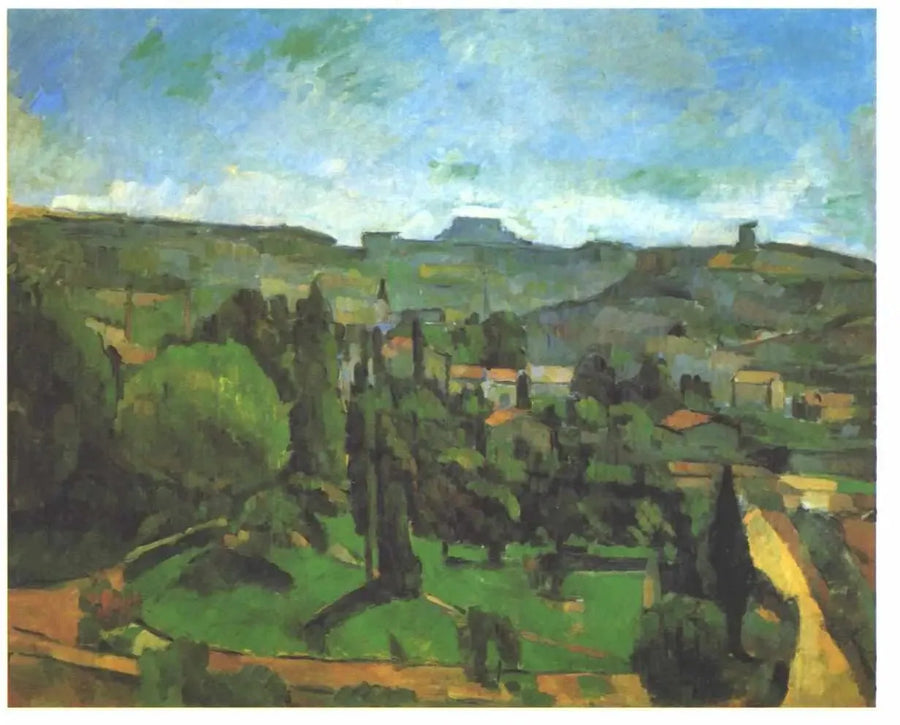 De Koningsstamper, uitzicht vanaf Bellevue - Paul Cézanne