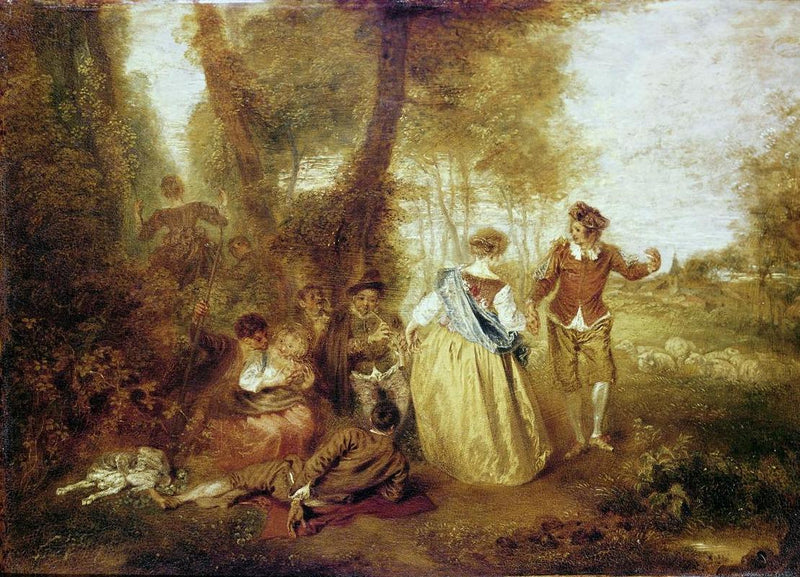 Het Pastoraal Genot - Antoine Watteau