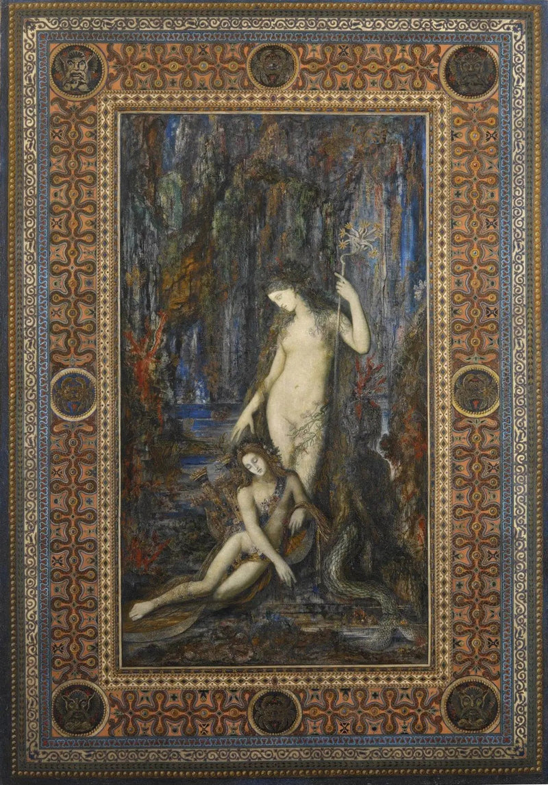De dichter en de zeemeermin - Gustave Moreau