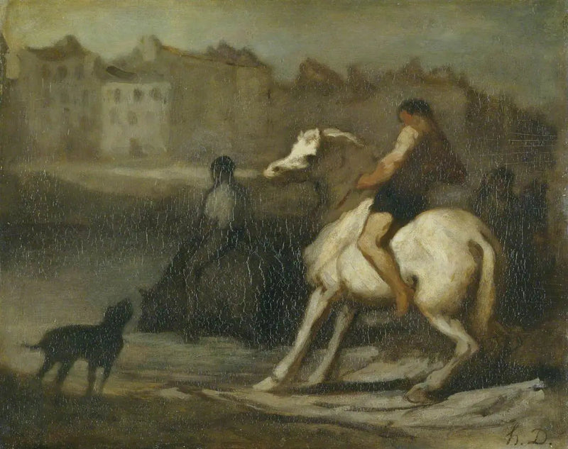 Het waterpunt - Honoré Daumier