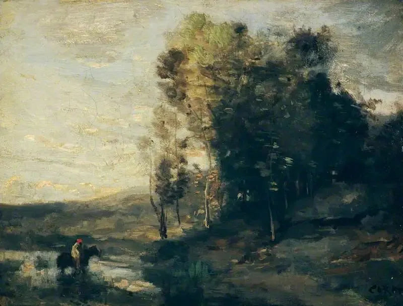 Het waterpunt - Jean-Baptiste Camille Corot