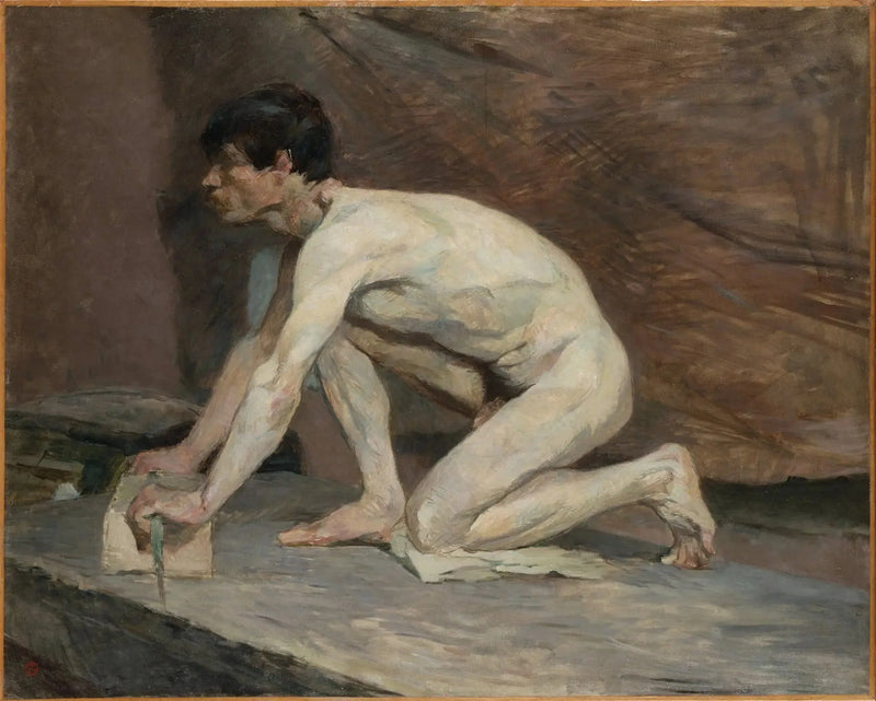 De marmerpolijstmachine - Henri de Toulouse-Lautrec