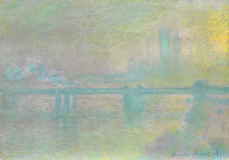 De Charing Cross-brug, Londen - Claude Monet