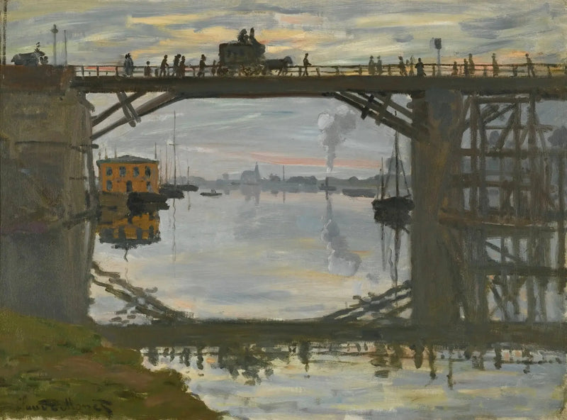 De Houten Brug - Claude Monet