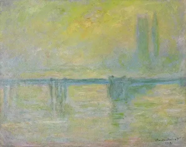De Charing-Cross-brug, mist - Claude Monet