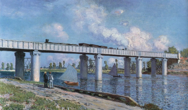 De spoorbrug in Argenteuil - Claude Monet